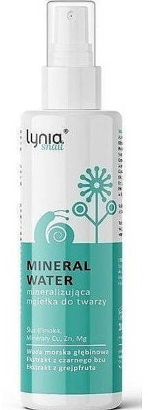 Mineralizująca mgiełka do twarzy - Lynia Snail Slime Mineral Water — Zdjęcie N1