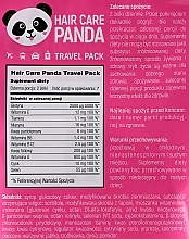 Żelki na zdrowe włosy - Noble Health Travel Hair Care Panda Travel Pack — Zdjęcie N2