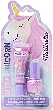 Kup Zestaw kosmetyków dla dzieci Mały jednorożec - Martinelia Little Unicorn (lip/gloss/6ml + nail/polish/4ml)