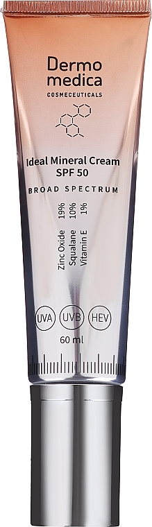 Mineralny krem do twarzy z ochroną SPF 50 - Dermomedica Broad Spectrum Ideal Mineral Cream SPF50 — Zdjęcie N1
