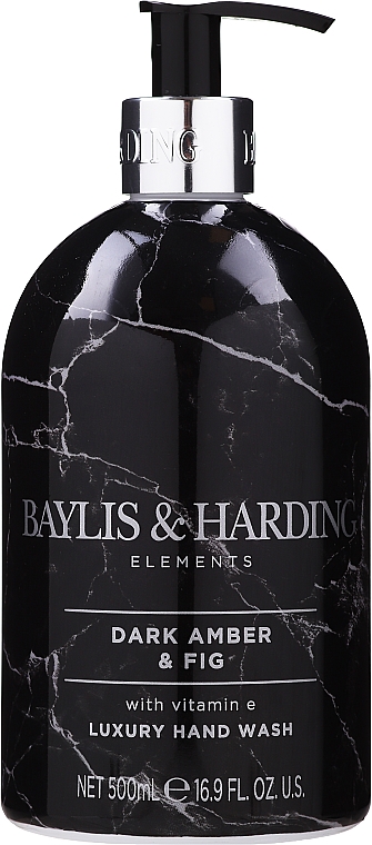 Mydło w płynie - Baylis & Harding Elements Dark Amber & Fig Luxury Hand Wash — Zdjęcie N1