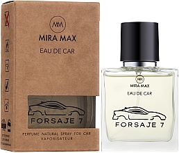 Kup Odświeżacz powietrza do samochodu - Mira Max Eau De Car Forsaje 7 Perfume Natural Spray For Car Vaporisateur