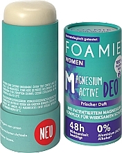 Dezodorant w sztyfcie - Foamie Magnesium Active Deodorant 48h Fresh Scent — Zdjęcie N1