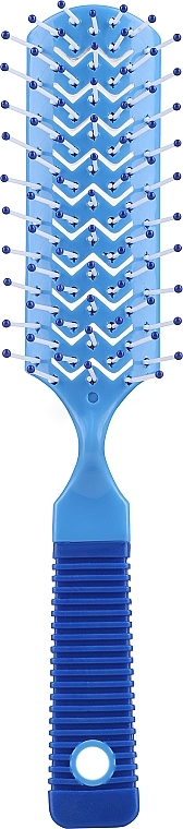 Szczotka do włosów, 21,4 cm, niebieska - Ampli — Zdjęcie N1
