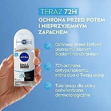 Antyperspirant w kulce - NIVEA Black & White Invisible Pure — Zdjęcie N3