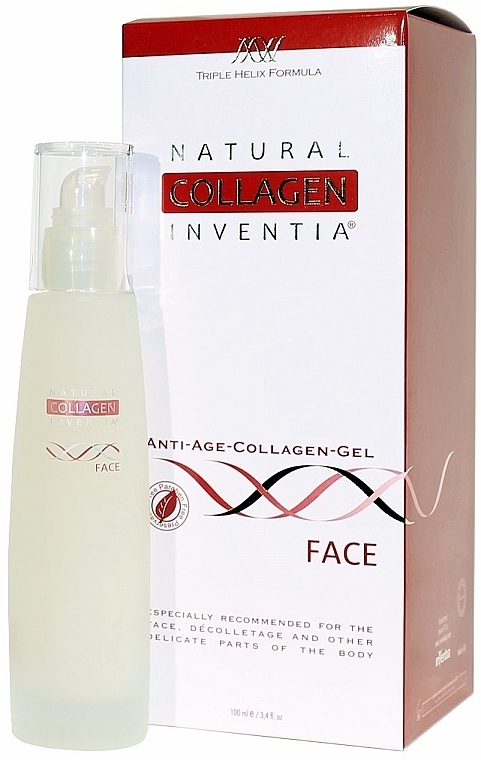 Przeciwstarzeniowy żel kolagenowy do twarzy - Natural Collagen Inventia Face — Zdjęcie N2