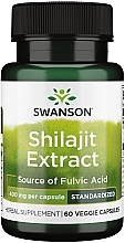 Suplement diety Wyciąg z shilajit, 400 mg - Swanson Shilajit Extract — Zdjęcie N1