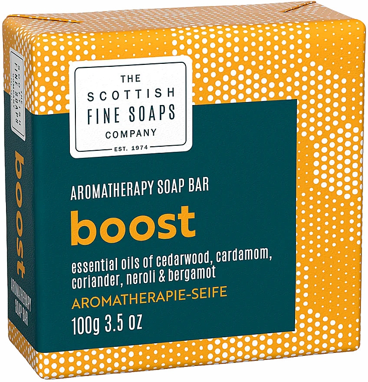 Mydło aromaterapeutyczne - Scottish Fine Soaps Aromatherapy Soap Bar Boost — Zdjęcie N1