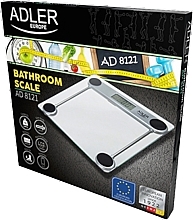 Waga podłogowa - Adler Bathroom Scale AD 8121 — Zdjęcie N3
