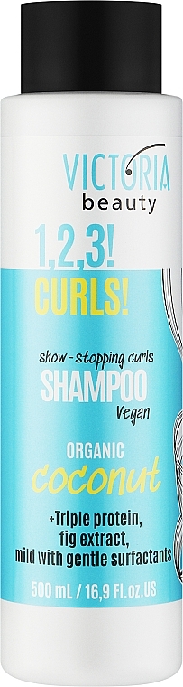 Szampon do włosów kręconych - Victoria Beauty 1,2,3! Curls! Shampoo — Zdjęcie N1