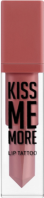 Płynna pomadka z metalicznym wykończeniem - Flormar Kiss Me More Lip Tattoo — Zdjęcie N1