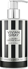 Kup Mydło w kremie do rąk - Vivian Gray Lemon & Green Tea Luxury Cream Soap