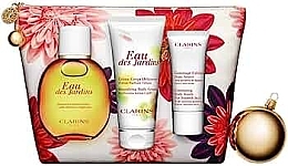 Kup Clarins Eau Des Jardins - Zestaw (spray 100 ml + b/cr 100 ml + scrub 30 ml + bag)