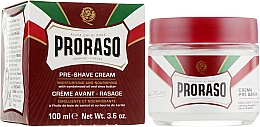 PRZECENA! Krem do golenia - Proraso Red Pre Shaving Cream * — Zdjęcie N2