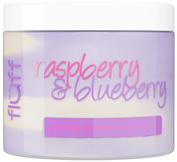 Peeling do ciała Malina i jagoda - Fluff Body Scrub Raspberry & Blueberry — Zdjęcie N1