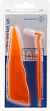 Kup Zestaw Ortho Pocket Set, pomarańczowy - Curaprox (brushes 07,14,18/3pcs + UHS/1pcs + orthod/wax/1pcs + box)