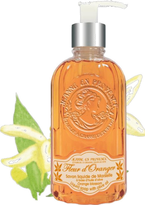 Pomarańczowe mydło w płynie - Jeanne en Provence Douceur de Fleur d’Oranger Liquid Soap — Zdjęcie N3