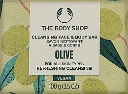 Mydło do twarzy i ciała Oliva - The Body Shop Olive Cleansing Face & Body Bar  — Zdjęcie N3