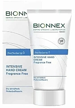 Intensywny bezzapachowy krem do rąk - Bionnex Perfederm Intensive Hand Cream Fragrance Free — Zdjęcie N1