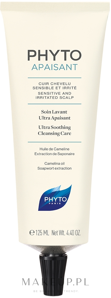 Łagodzący środek myjący do włosów - Phyto Apaisant Ultra Soothing Cleansing Care — Zdjęcie 125 ml