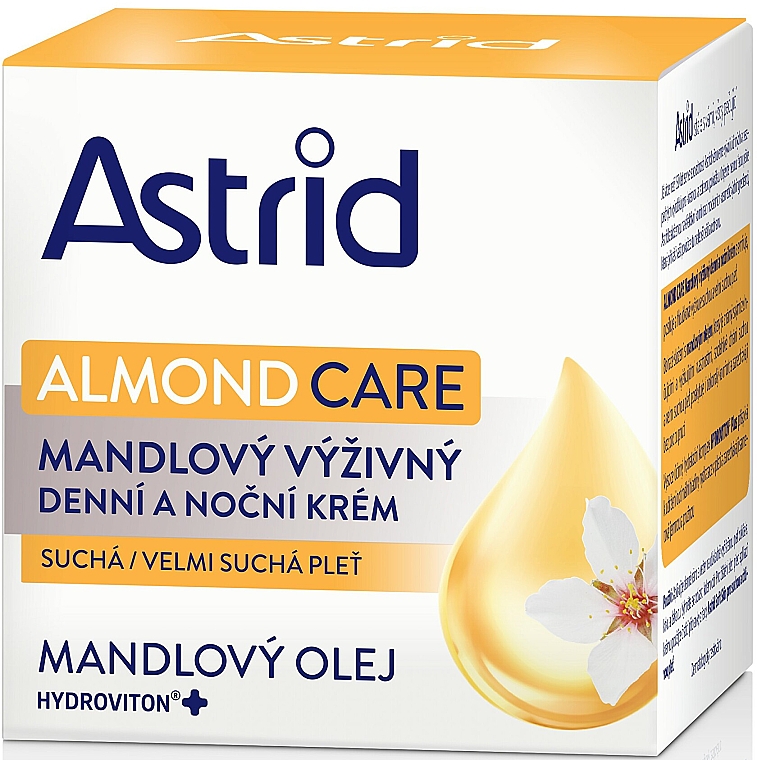 Odżywczy krem do skóry suchej i bardzo suchej - Astrid Almond Care Cream — Zdjęcie N1