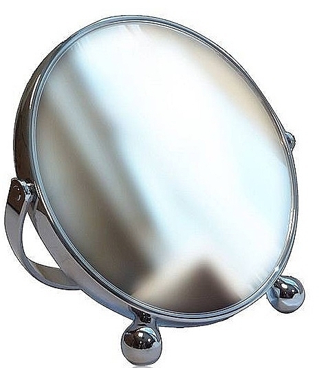 Okrągłe lustro stołowe, chromowane, 13 cm - Acca Kappa Chrome ABS Mirror 1x/7x — Zdjęcie N1