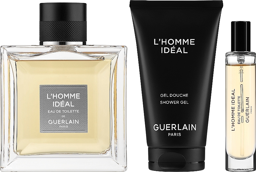 Guerlain L’Homme Ideal - Zestaw (edt 100 ml + edt 10 ml + sh/gel 75 ml) — Zdjęcie N2