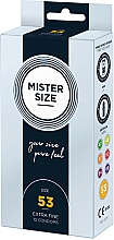Prezerwatywy lateksowe, rozm. 53, 10 szt. - Mister Size Extra Fine Condoms — Zdjęcie N2
