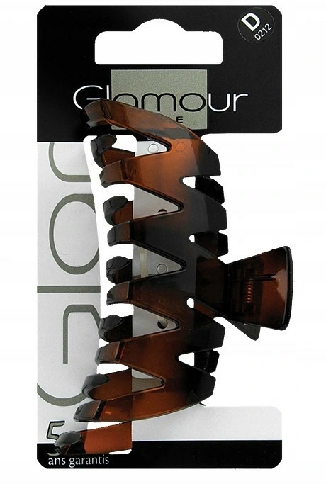 Spinka do włosów, 0212, brązowa - Glamour — Zdjęcie N1
