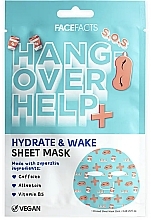 Nawilżająca maska na kaca - Face Facts Hangover Help Hydrating Sheet Mask  — Zdjęcie N1