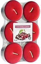 Zestaw podgrzewaczy Czekolada i wiśnia - Bispol Chocolate Cherry Maxi Scented Candles — Zdjęcie N1