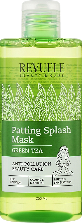 Maska do twarzy Zielona Herbata - Revuele Patting Splash Mask Green Tea — Zdjęcie N1