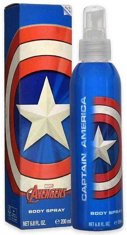 Spray do ciała - Air-Val International Marvel Avengers Capitan America Body Spray — Zdjęcie N2