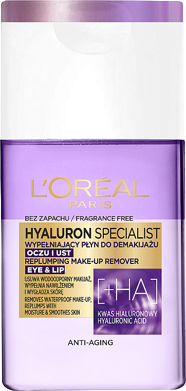 Wypełniający płyn do demakijażu - L'Oréal Paris Hyaluron Specialist