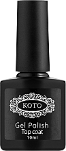 Nielepiący się top coat do lakieru hybrydowego - Koto Top Coat — Zdjęcie N1