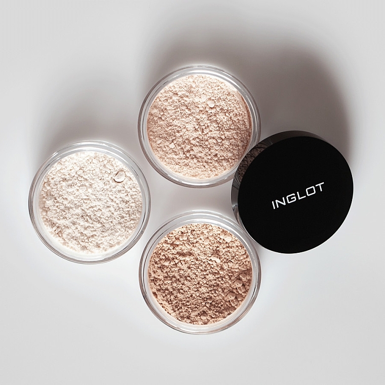 Wygładzający puder do skóry wokół oczu - Inglot Smoothing Under Eye Powder — Zdjęcie N3