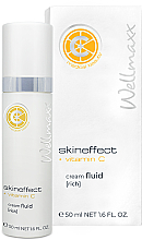 Kup Bogaty krem do twarzy z witaminą C - Wellmaxx Skineffect + Vitamin C Cream Fluid (Rich)