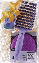 Kup Zestaw upominkowy (brush + sponge + case) - Donegal Lavender 