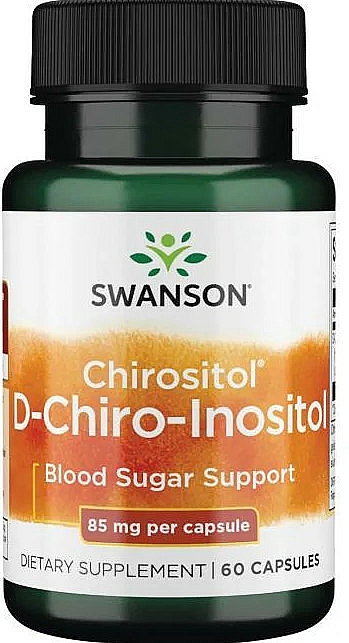 Suplement diety Inozytol D-Hiro - Swanson Chirositol D-Chiro-Inositol — Zdjęcie N1