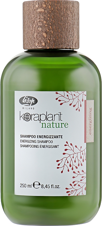 Szampon przeciw wypadaniu włosów z witaminą PP - Lisap Keraplant Nature Energizing Shampoo — Zdjęcie N1
