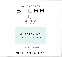 Odmładzający krem nawilżający do twarzy - Dr. Barbara Sturm Clarifying Cream — Zdjęcie N2