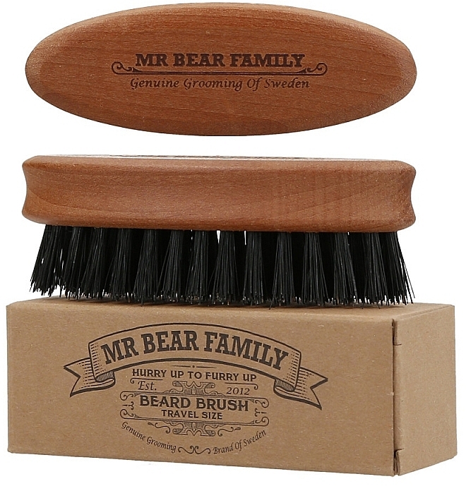 Szczotka do brody - Mr Bear Family Beard Brush Travel Size — Zdjęcie N2