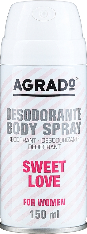 Dezodorant w sprayu Słodka miłość - Agrado Sweet Love Deodorant — Zdjęcie N1