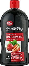 Truskawkowy szampon do włosów suchych i normalnych - Naturaphy Shampoo — Zdjęcie N1