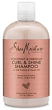 Kup Szampon do włosów kręconych, Kokos i Hibiskus - Shea Moisture Coconut & Hibiscus Curl & Shine Shampoo