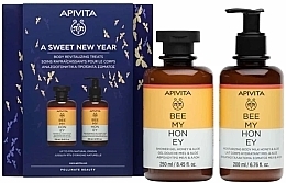 Apivita Bee My Honey - Zestaw (sh/gel/250ml + body/milk/200ml) — Zdjęcie N1