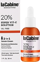 Kremowe serum do twarzy - La Cabine Monoactives 20% Supervit C Solution Serum Cream — Zdjęcie N2