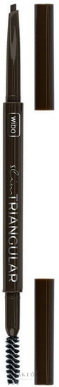 Trójkątna kredka do brwi - Wibo Slim Triangular Eyebrow Pencil — Zdjęcie 02 - Dark Brown
