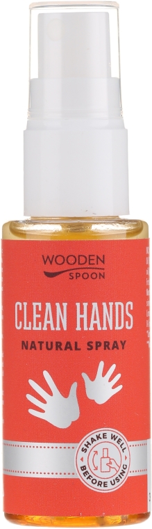 Antybakteryjny spray do rąk - Wooden Spoon Clean Hands Natural Spray — Zdjęcie N1