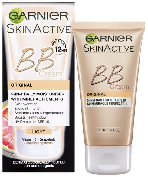 Krem BB do twarzy - Garnier Skin Active BB Cream Original 5in1 Daily Moisturiser — Zdjęcie N1